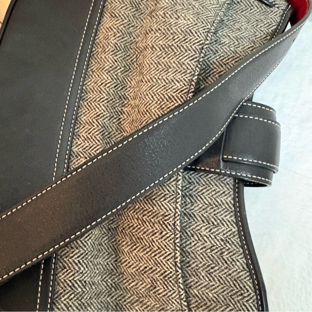 Coach Wool and Leather Shoulder Bag G3J-9395 - Picture 10 of 12